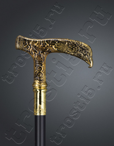 Трость с классической рукоятью с клинком "Ястреб литой"