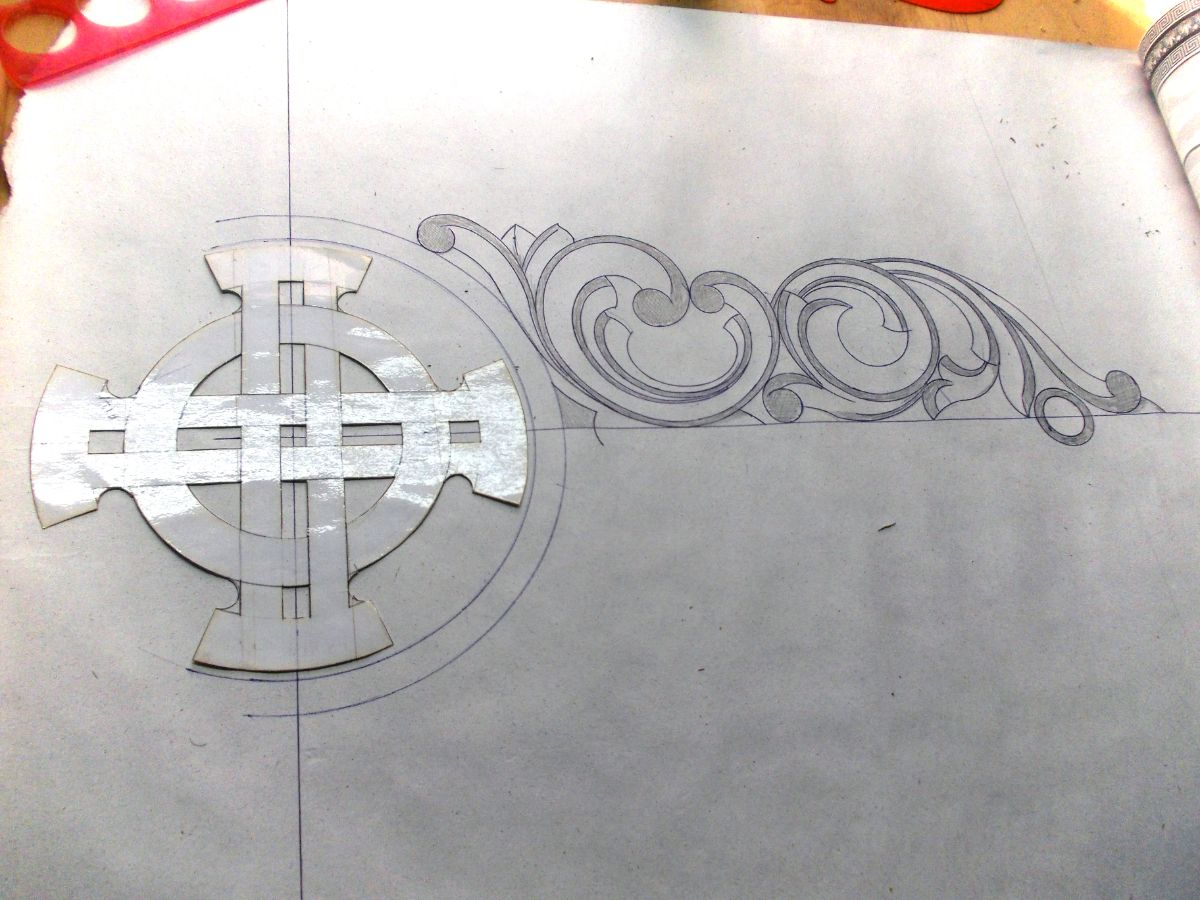 Альбом эскизов для резьбы