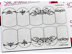 3D Слайдер-дизайн - 71 - Кружево черно-белое