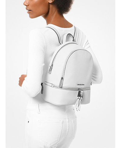 белый рюкзак майкл корс рхеа