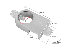 ZRDR W00-32 - Металлический фиксатор для шлангов и трубок 16мм