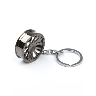 Брелок «Диск D-3» металл, ХРОМ/ТЁМНЫЙ