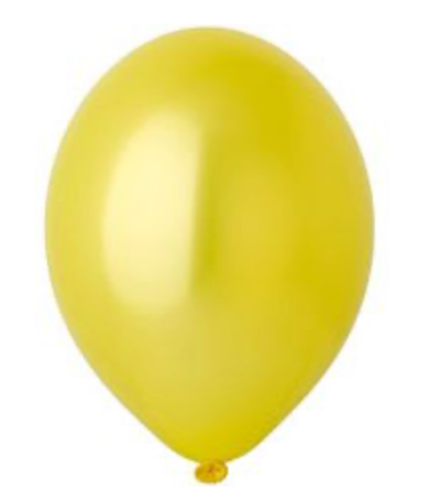 Шары металлик Жёлтые / шт