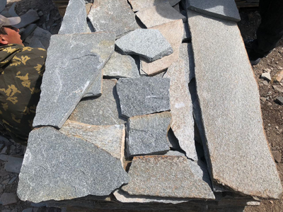 Плитняк - кварцит серебро