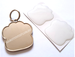 заготовка адресника для собак лапка, кулоны для собак под нанесение