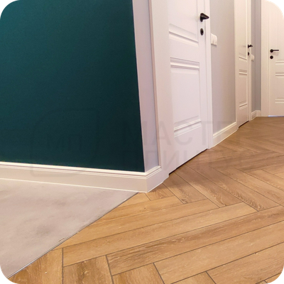 Плинтус ХДФ Dollken Cubu Hamburg Style 100мм Х 2,5 м 5012 Белый