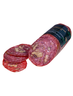 Колбаса сырокопченая с грецким орехом, 270гр. ТМ Сибирская Широта