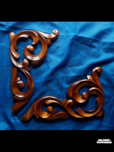 Резной накладной декор