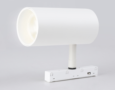 Светильник светодиодный трековый для шинопровода Magnetic GL 3838 WH белый IP20 20W 4200K 48V 24° D67*138