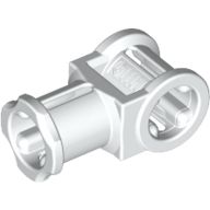 Technic, Axle Connector with Axle Hole, White (32039 / 4144128 / 6310906 / 6375684)