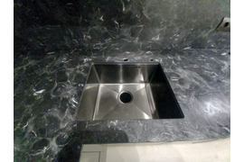 Кухня Графит с антресолями