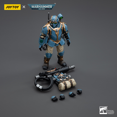 Имперская гвардия - Отпрыски Темпестус - 55-й полк Каппа-Орлов (Warhammer 40k) - КОЛЛЕКЦИОННАЯ ФИГУРКА 1/18 Astra Militarum Tempestus Scions Squad 55th Kappic Eagles Tempestus Scion 1 (JT5017) - JOYTOY