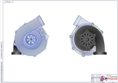 Турбокомпрессор для ЯМЗ-236-НЕ2 - ТКР 10ТТ-13