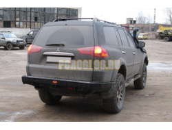 Задний силовой бампер серии Трофи на Mitsubishi Pajero Sport II 2008- (03.137.01)
