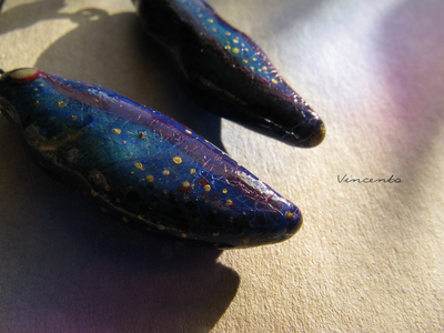 Серьги в арабском стиле "Тысячная сказка Шахерезады"