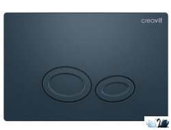 Кнопка смыва CREAVIT DROP Basalt GP2002.05, серый с синевой