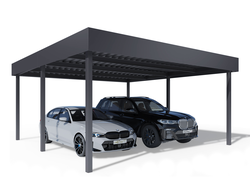 Навес с плоской крышей Метадекор