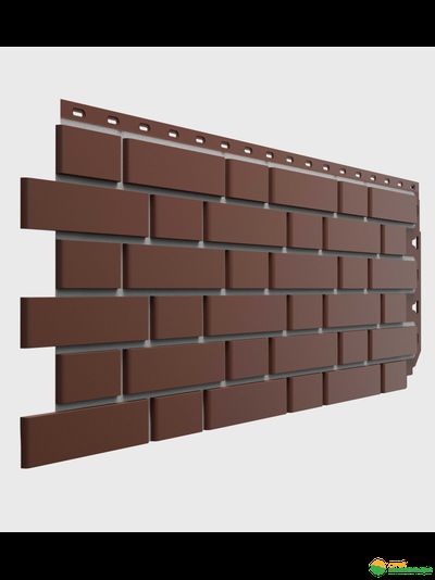 Панель фасадная FLEMISH коричневый 1095х420 мм, (0,46м2)