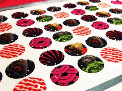 Линза для стикеров круг 28мм