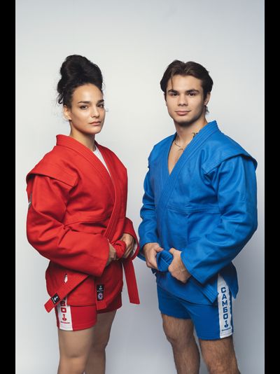 Куртка для самбо ВФС BRAVEGARD Победа красная