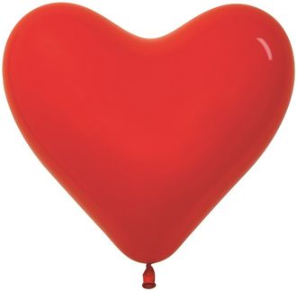 Сердце (12''/30 см) Красный, пастель
