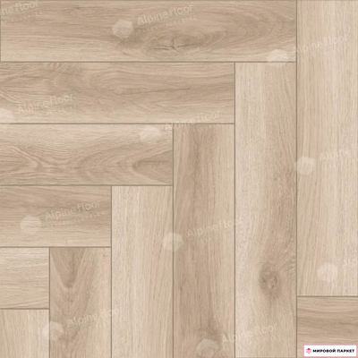 Ламинат Alpine Floor Herringbone 12 Pro Берри LF106-13 34 класс толщина 12 мм с фаской 1.1017 м2