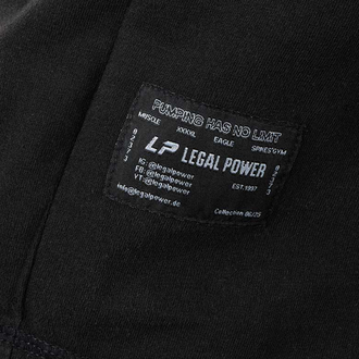 Размахайка 2275-833 Legal Power Stonewashed Jersey черный каменный