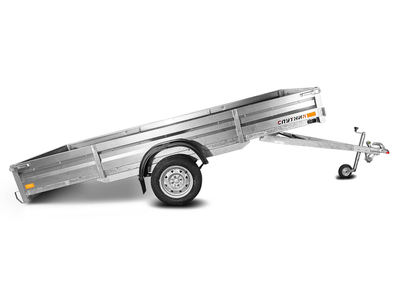 Прицеп «Спутник PRO» (3440x1440x330) оцинкованная рама, с силовым подрамником, LED оптика