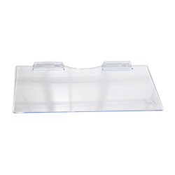 Прямая прозрачная полка из оргстекла для экономпанели