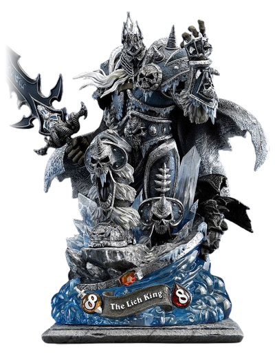 Король-Лич (серия Warcraft, HearthStone) - КОЛЛЕКЦИОННАЯ СТАТУЯ 1/10 The Lich King (HEXHS002) - HEX Collectibles x Blizzard