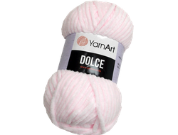 Dolce (Yarn Art) пряжа цвет бледно  розовый № 750