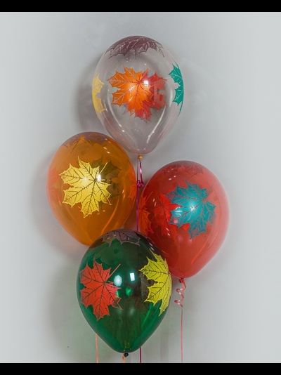 Гелиевый шар Кленовые Листья большие