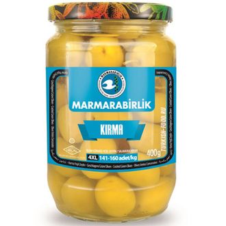 Оливки MARMARABIRLIK KIRMA с косточкой 4XL, 400 гр