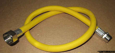 Подводка для газа ПВХ ELKA гайка-штуцер 0,4 0,5 0,6 0,8 1,0 1,5 1,8 м 2м 2,5 м 3,0 м 4,0 м 5,0 м 6,0 м гш