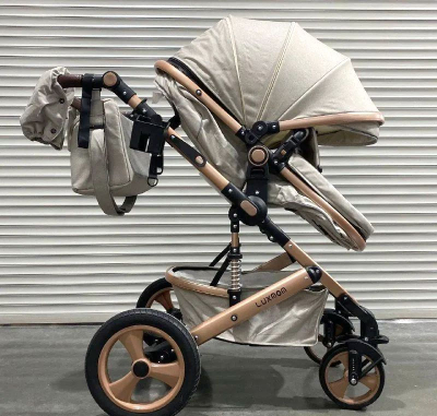 Детская коляска 3 в 1 Luxmom 518 Бежевый