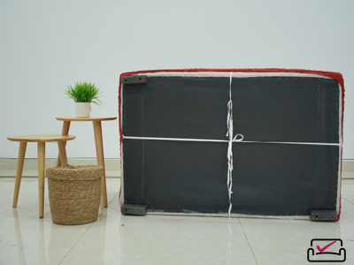 Чехол на 2хм диван Микрофибра Терракот. Защита для мягкой мебели от животных.