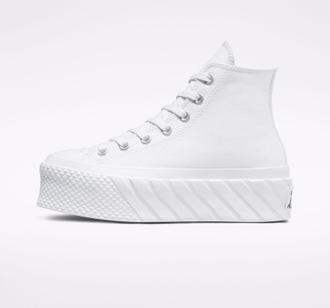 Кеды Converse Lift 2X белые высокие на платформе