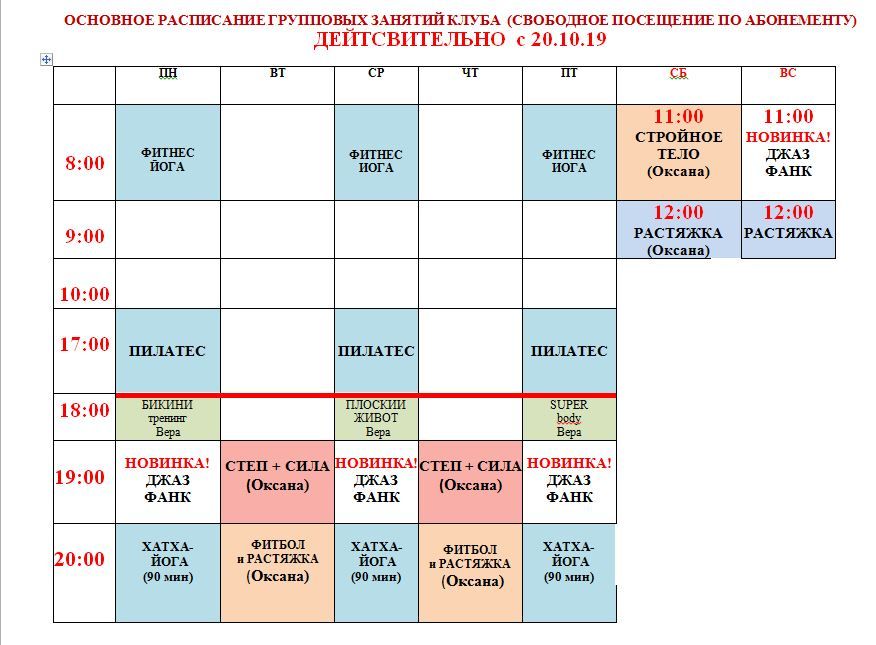 Расписание фитнес хаус на савушкина