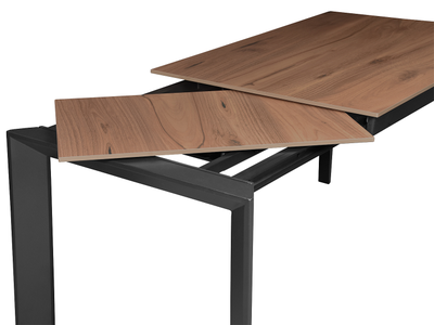 LAMBER черный / керамика Дуб 120(+50)х80