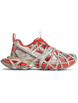 Balenciaga 3XL Extreme Lace Sneaker Worn-Out Orange Beige