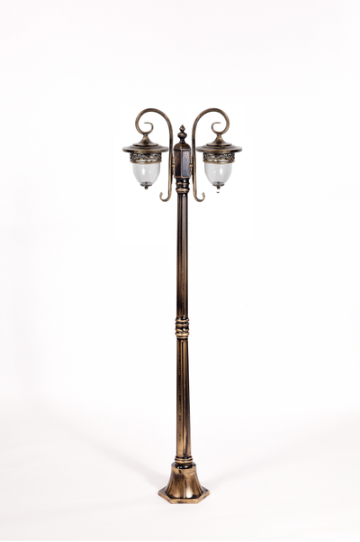 Садово-парковые светильники KRAKOW 1  2L(столб 2 фонаря 204см ;