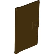 Door 1 x 4 x 6 with Stud Handle, Dark Brown (60616 / 6272143)