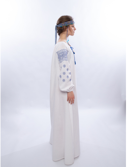 Платье-рубашка "Купальские Узоры"