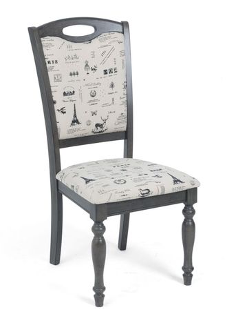 СТУЛ LT C17443 DARK GREY #G521/ FABRIC FB62 PARIS М-CITY