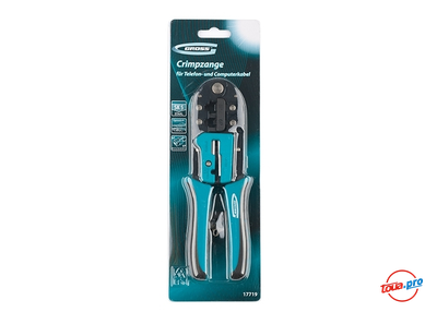 Клещи для обжима телефонных и компьютерных клемм GROSS RJ-45,6P,8P и RJ-11/12,6P,8P