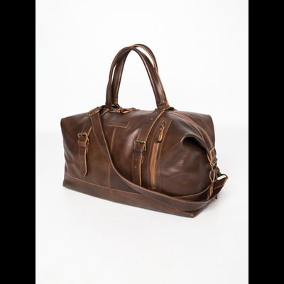 Кожаная дорожная сумка Campora Premium sienna (арт. 
4019-63)