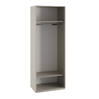 Ника Шкаф 2-х ств. 900*2100*500 (мдф бежевый мат-05 / лдсп кашемир)