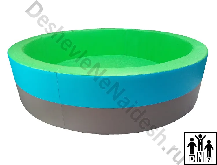 Сухой бассейн круглый полосатый