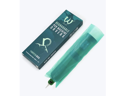 Защита на тату-машинку (типа PEN) AVA 6см*18см, 10 шт. (зеленая)