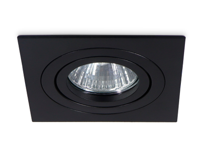 Встраиваемый светильник Ambrella MR16 GU5.3 max11W квадрат повор. черн. 92(80)x28 TECHNO SPOT TN102622 BK